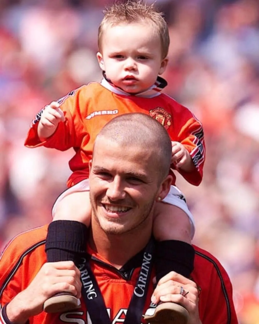 Brooklyn memilih mengunggah foto lamanya bersama David © instagram.com/brooklynbeckham