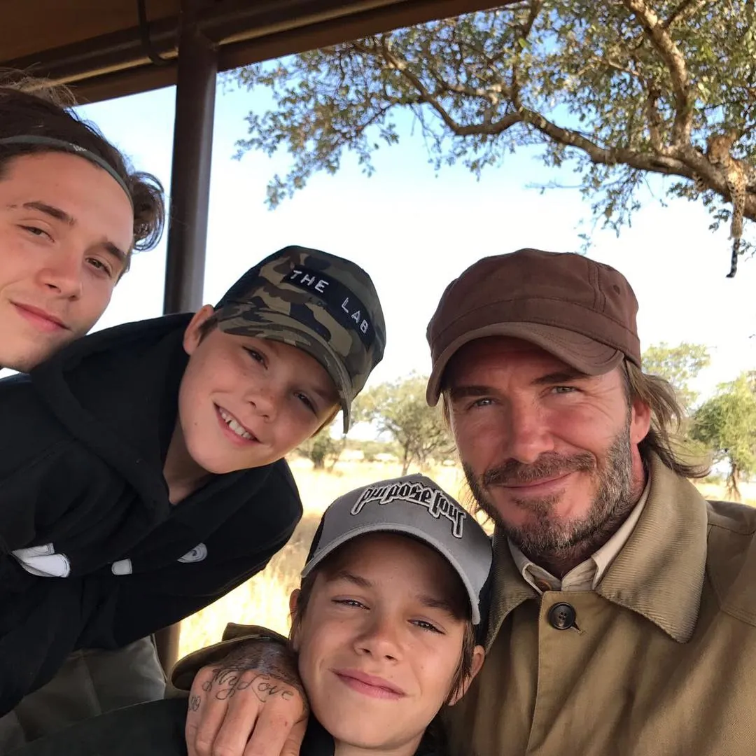 David juga mengunggah foto bareng anak-anaknya © instagram.com/davidbeckham