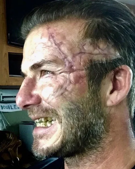 Masih cinta David Beckham kalau ia muncul dengan wajah seperti ini? © instagram.com/davidbeckham