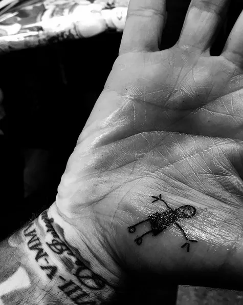 Inilah tato baru David, hasil desain Harper © instagram.com/victoriabeckham