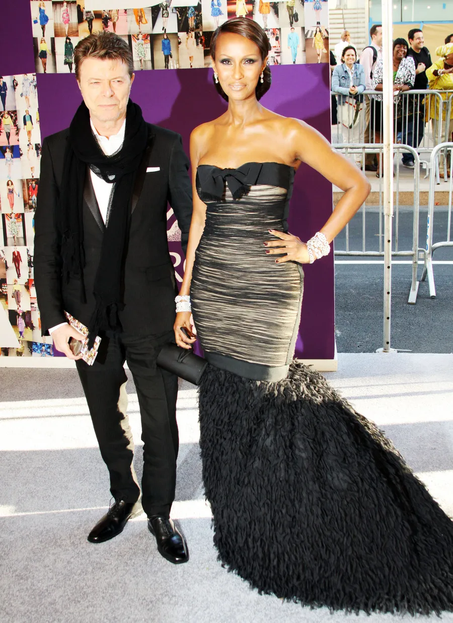 David Bowie dan Iman, tak terpisahkan/©Fameflynet