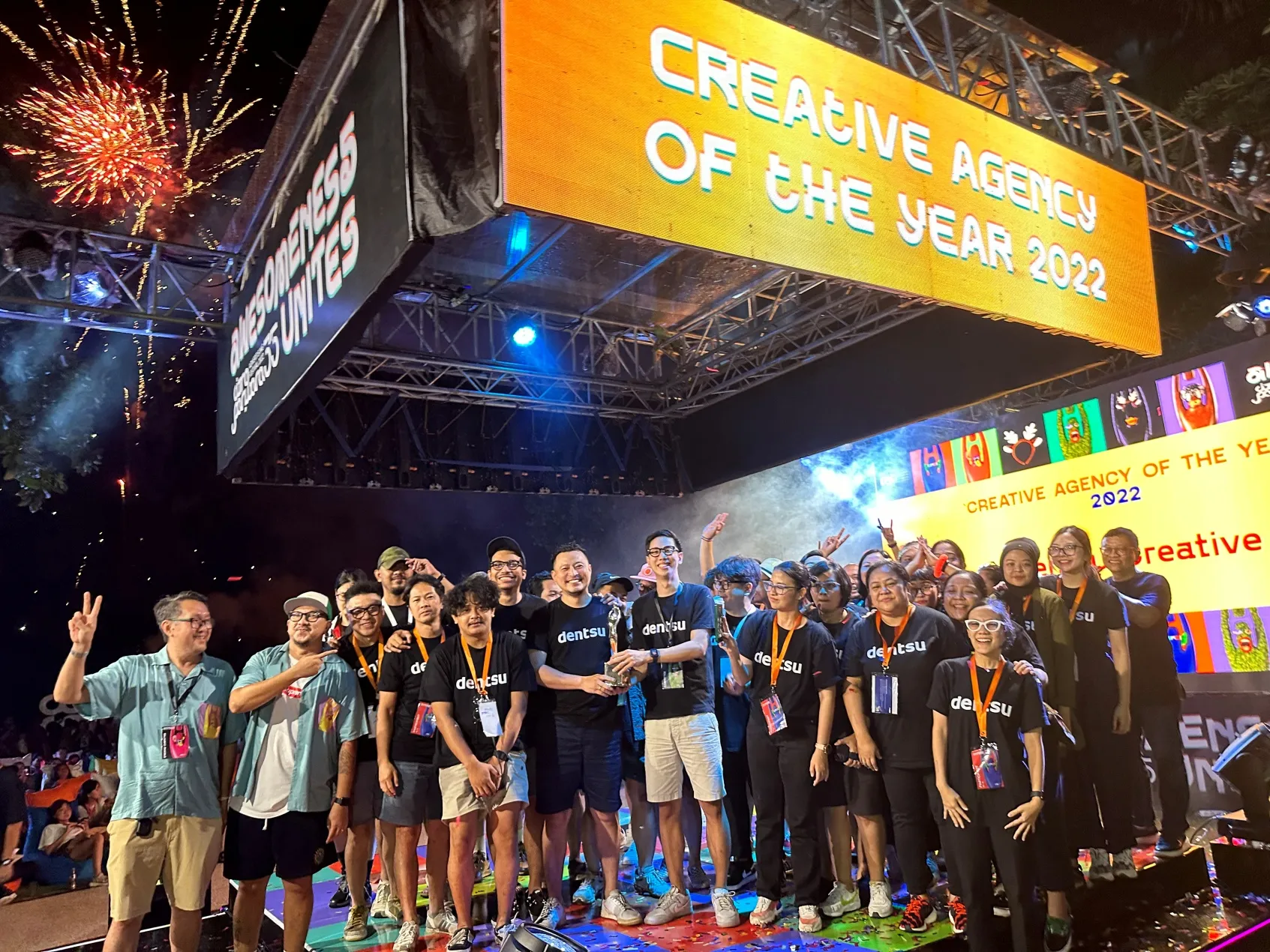 Dentsu Indonesia di ajang Citra Pariwara Advertising Festival 2022 / Credit Foto: Dokumentasi Pribadi