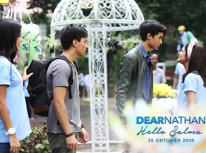 Ridho jadi orang ketiga diantara Nathan dan Salma. (Credit: Rapi Films)