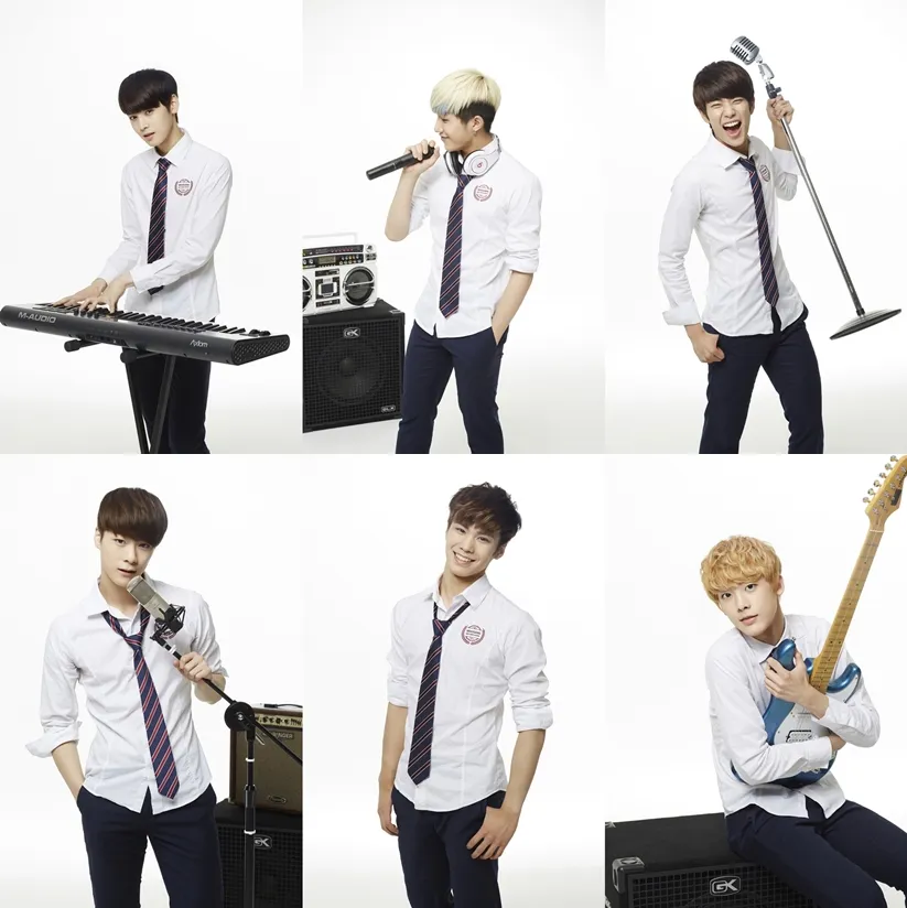 (Dari kiri atas ke kanan) inilah keenam member ASTRO, yuk kenalan sama Cha Eun Woo, Jinjin, MJ, Moon Bin, Rocky, dan Yoon San Ha. ©Fantagio Entertainment