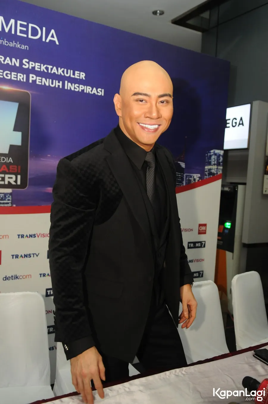Deddy Corbuzier memberikan pernyataan terkait wawancaranya dengan Mulan Jameela. ©KapanLagi.com/Bayu Herdianto
