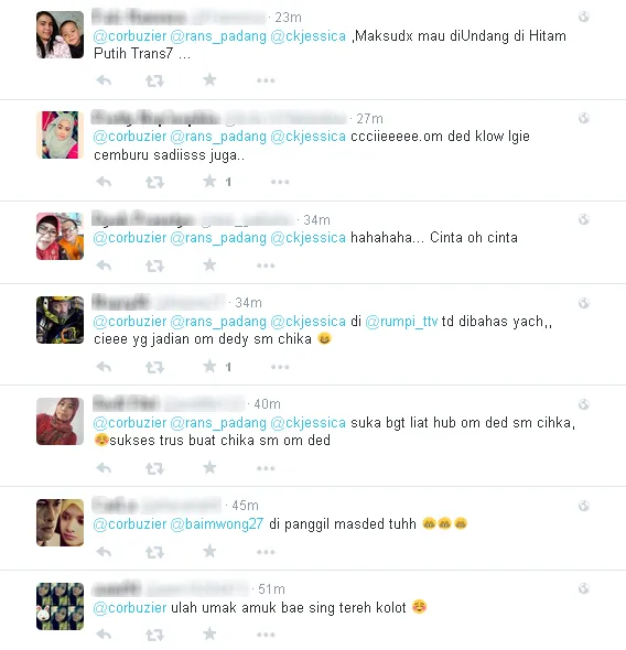 Komentar netizen menanggapi tweet Deddy / © Twitter