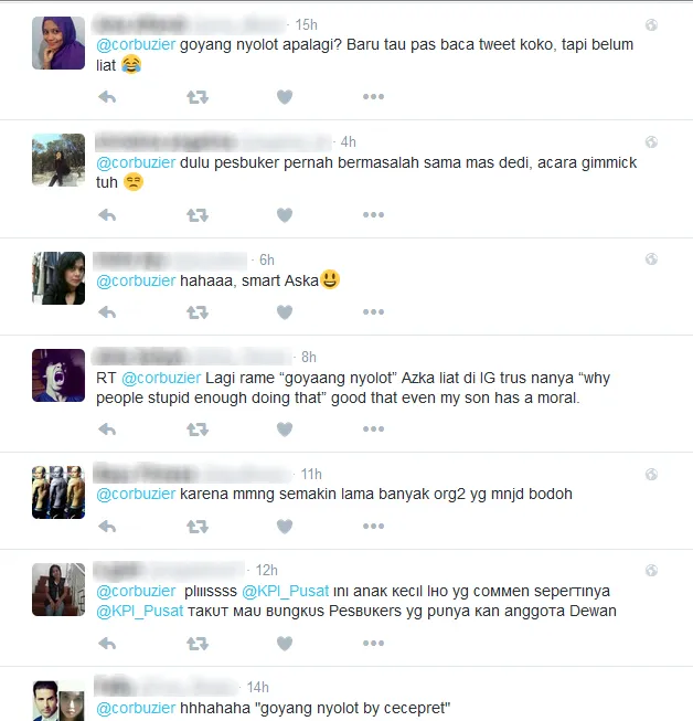 Reaksi netizen © Twitter/Corbuzier