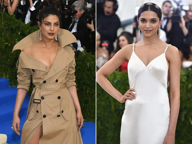 Deepika dan Priyanka sama-sama di MET Gala tapi mereka tak bertemu ©NDTV Movies