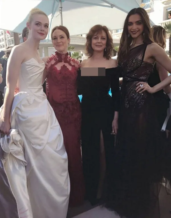 Deepika bersama Elle, Julia dan Susan ©bollywoodlife
