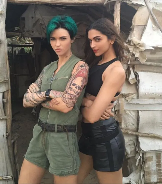 Ruby dan Deepika, cantik mana? © twitter.com/RubyRose