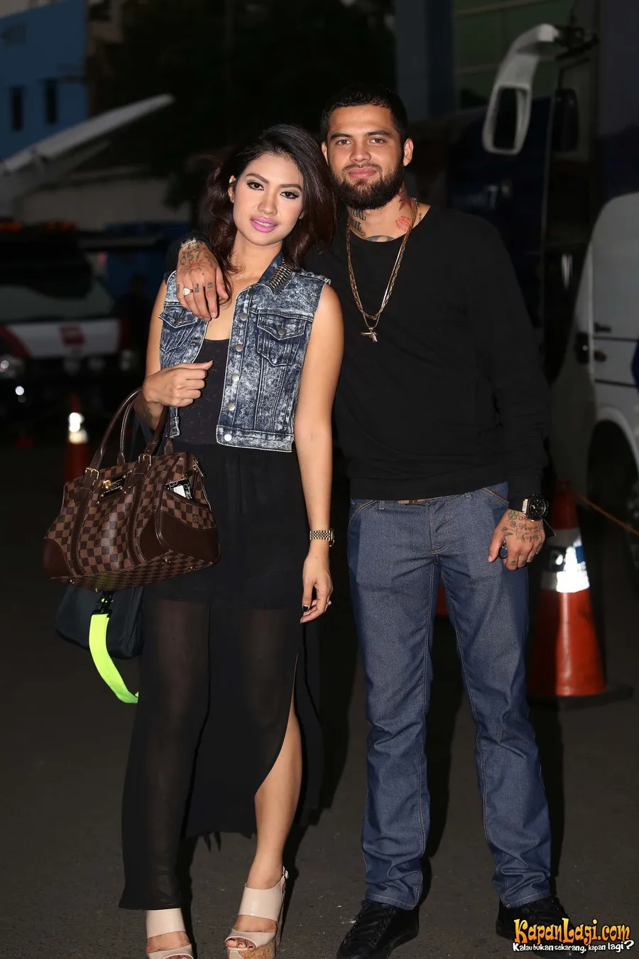 Della Perez dan Diego Michiels umbar kemesraan © KapanLagi.com®/Budy Santoso