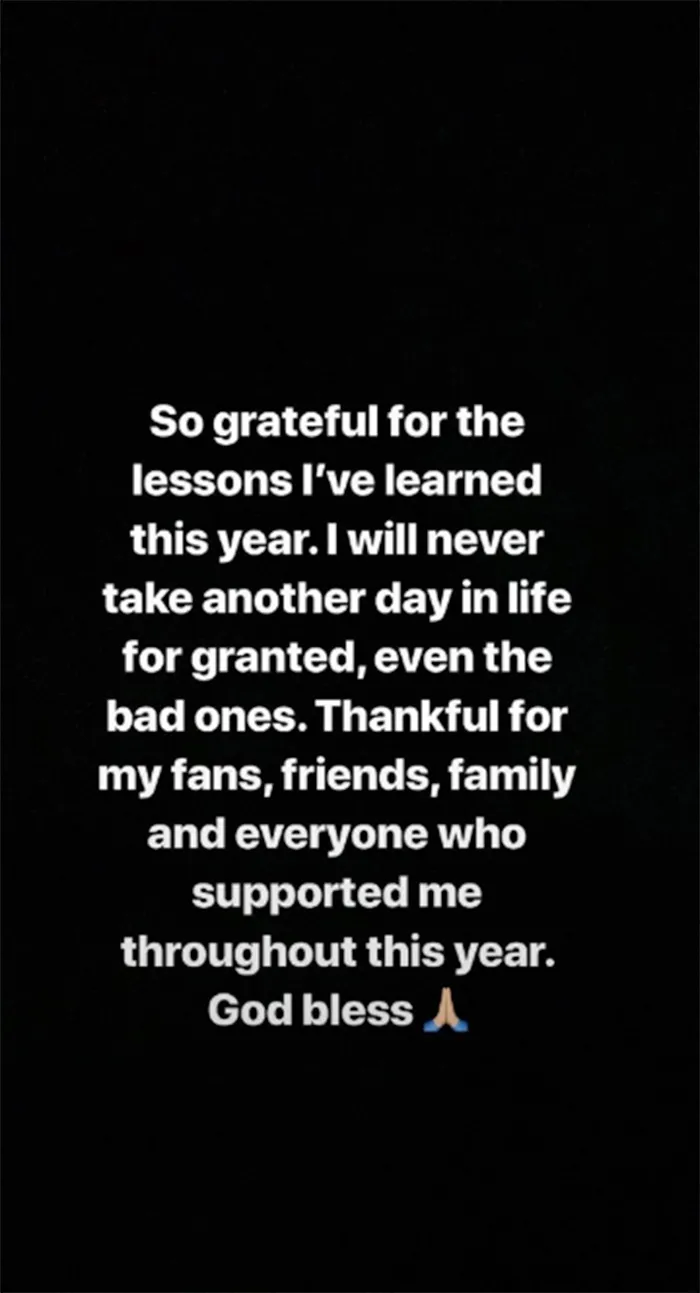 Unggahan Demi Lovato di awal tahun 2019. (Instagram.com/Demi Lovato)