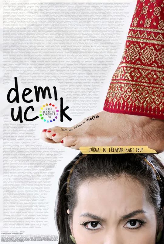 Poster DEMI UCOK yang tak lolos sensor