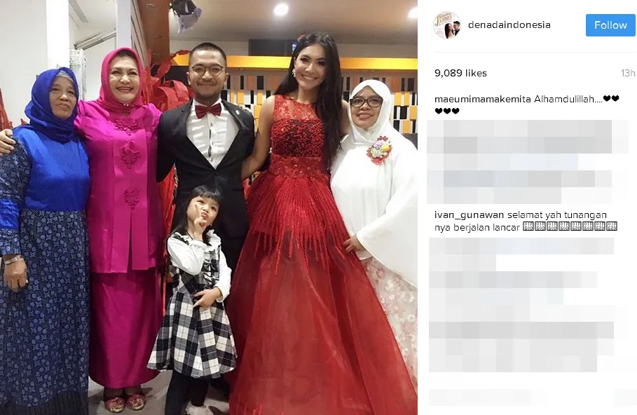 Denada dan Ihsan sudah bertunangan? ©instagram.com/denadaindonesia