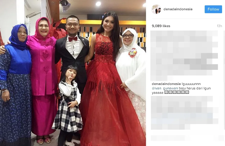 Denada seolah membenarkan ucapan Ivan ©instagram.com/denadaindonesia
