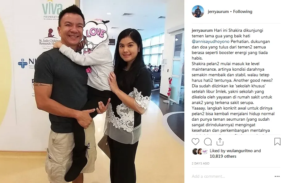 Shakira Sudah Boleh Sekolah Khusus