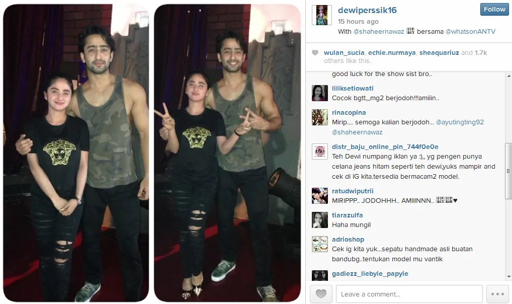 Foto ini yang bikin fans heboh. @instagram.com/dewiperssik16