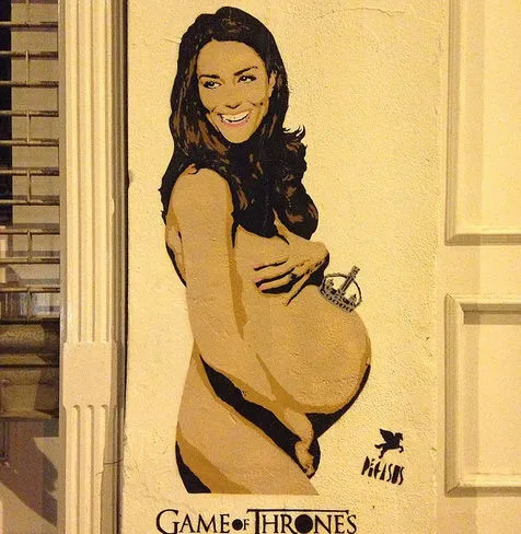 Lukisan Kate yang bikin gempar dunia @ dailymail.co.uk