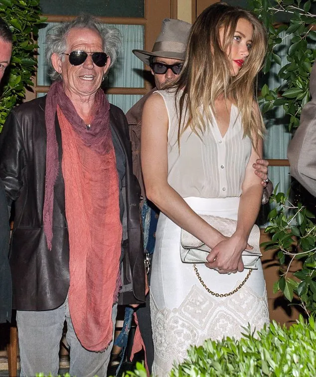 Johnny Depp melindungi Amber Heard @ dailymail.co.uk