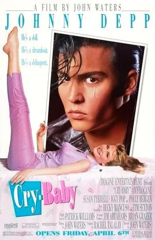 Johnny Depp saat usianya masih 27 tahun dalam film CRY BABY © Universal Pictures