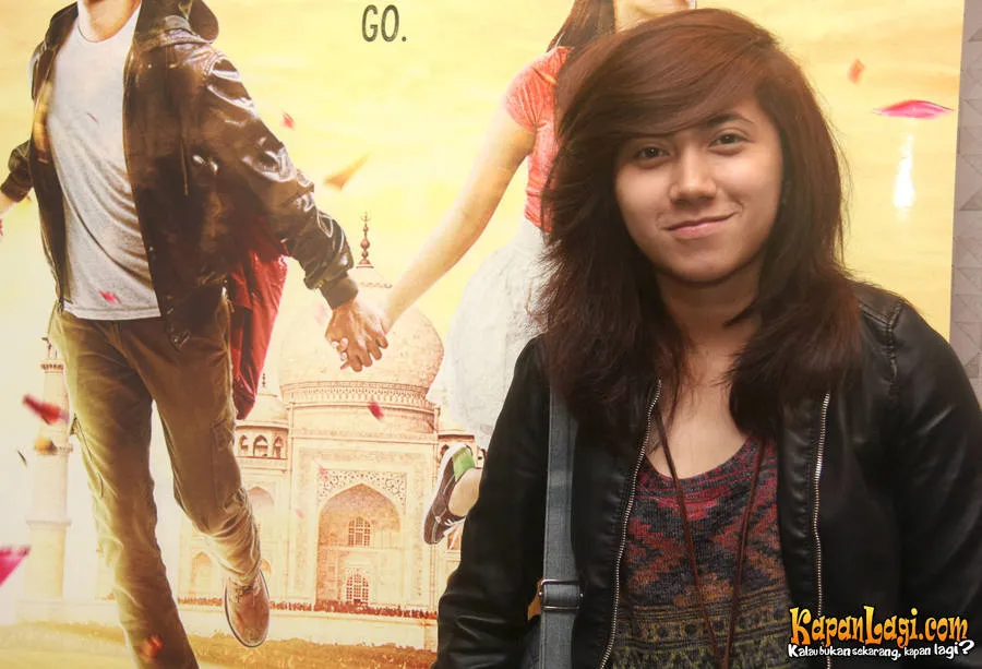 Dera saat hadir di premier Me & You Vs The World/©Kapanlagi.com/Anto