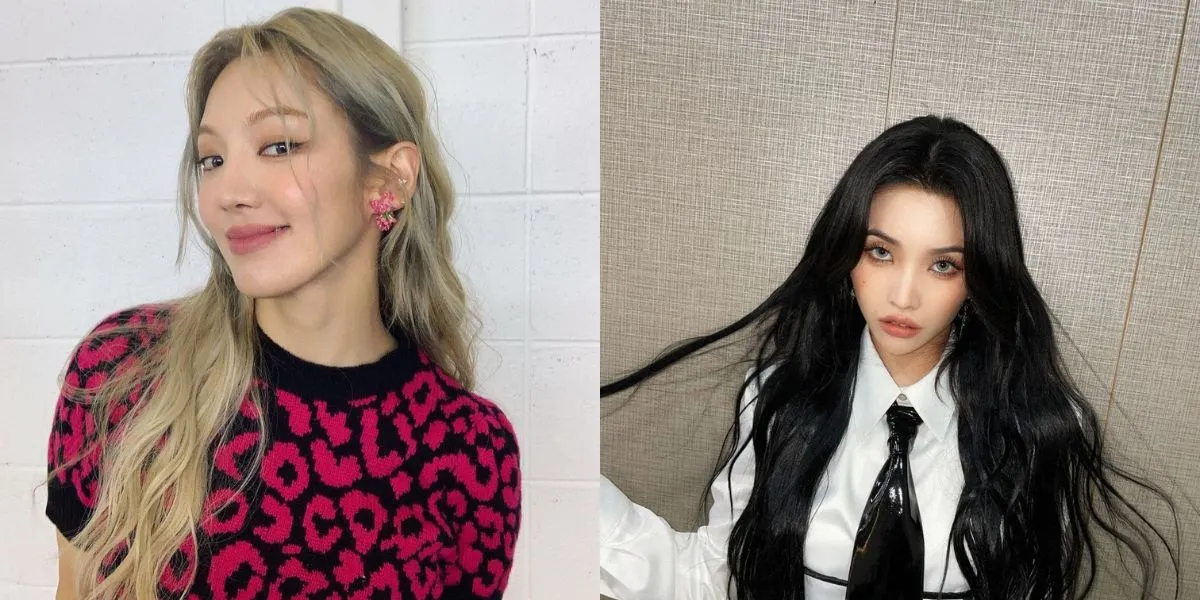 Hyoyeon dan Jeon Soyeon (Hyoyeon credit: instagram.com/hyoyeon_x_x - Jeon Soyeon credit: instagram.com/tiny.pretty.j)