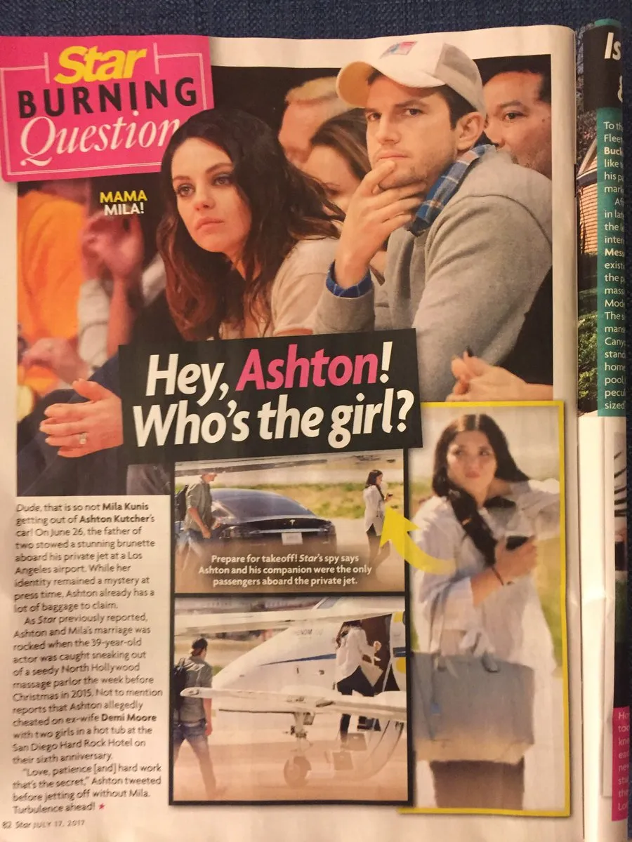 Ashton Kutcher dikabarkan selingkih © Twitter.com/aplusk