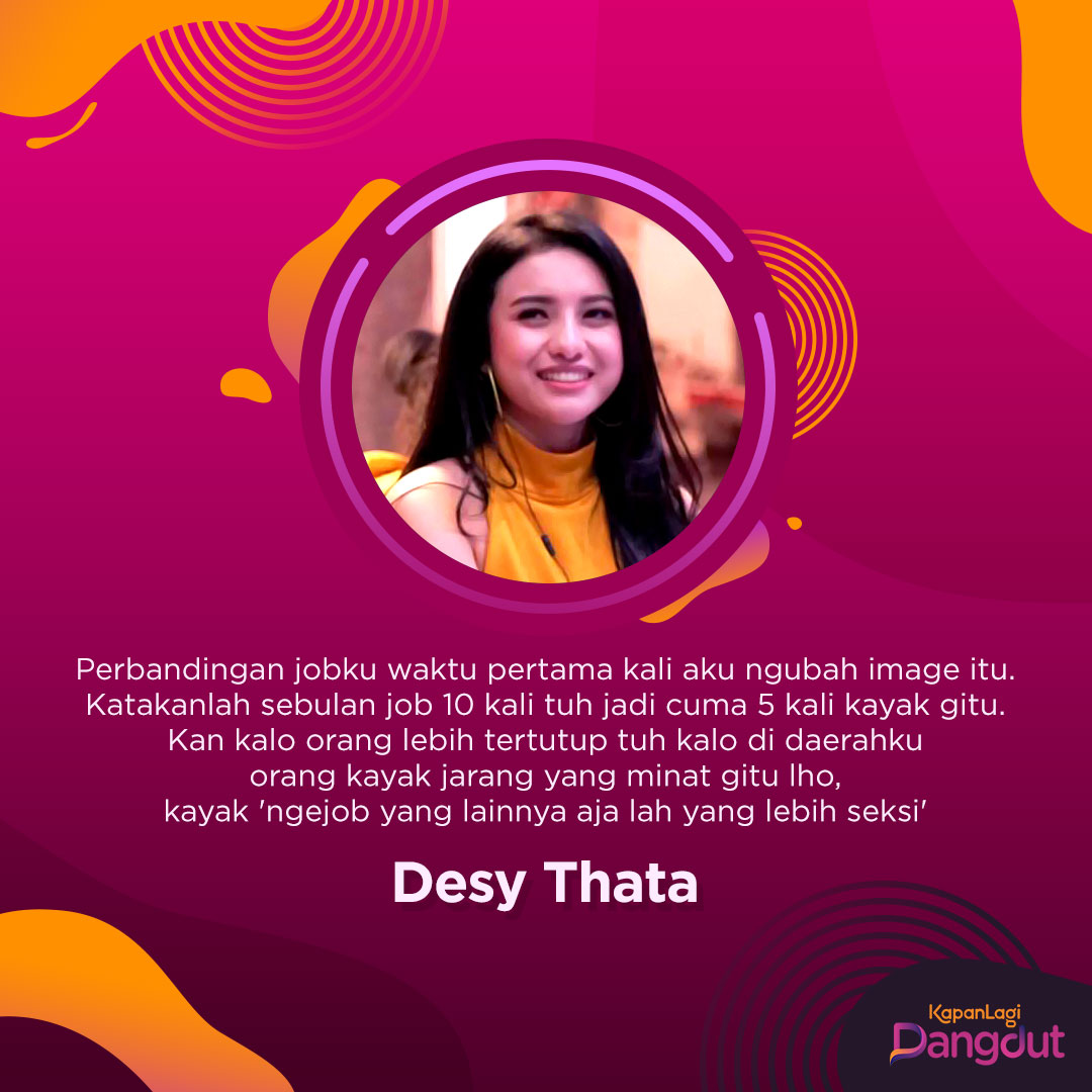 Desy Thata shares about the world of dangdut tarkam (credit: kapanlagicom)