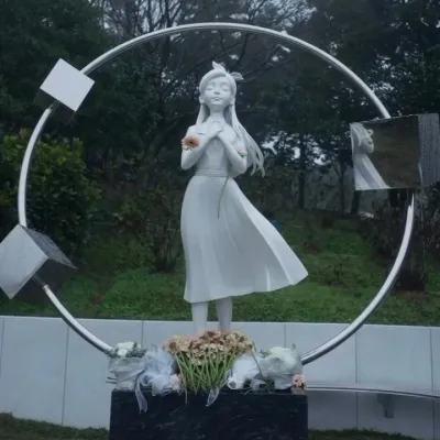 Makam Barbie Hsu, aktris drama Taiwan 'Meteor Garden' sekaligus istri dari DJ Koo Jun Yup