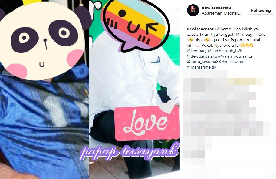 Ini si Papap menurut Dewi ©instagram/dewisancaratu
