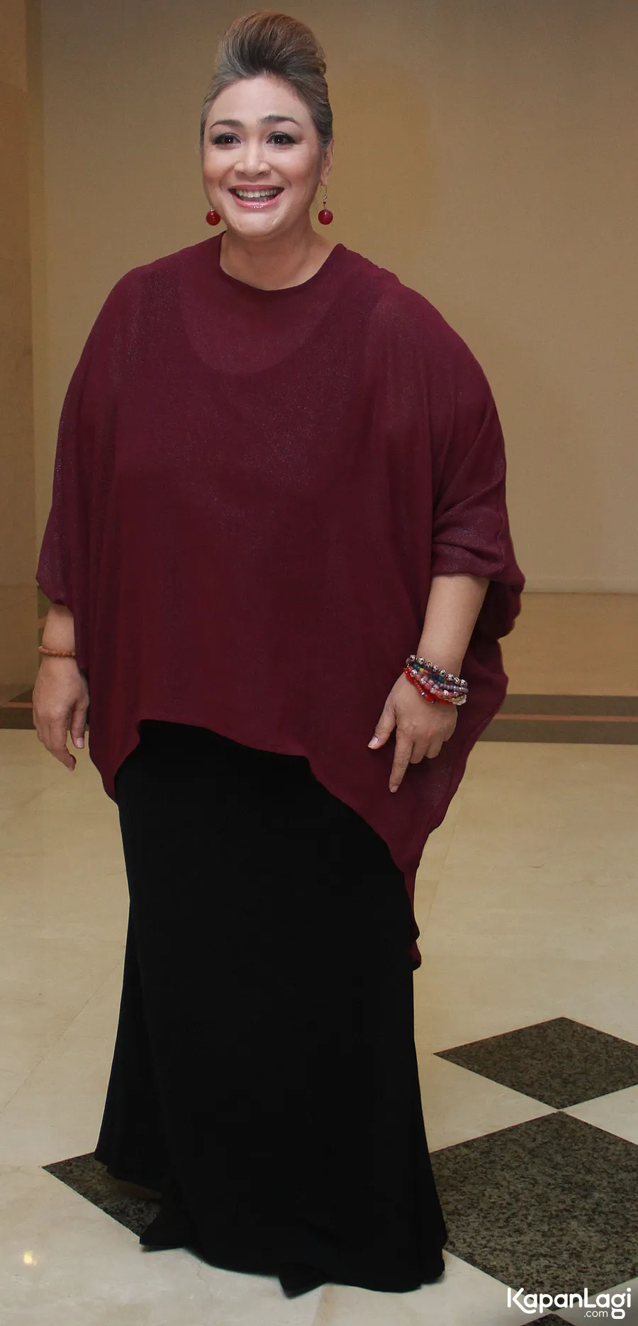 Tubuh Dewi Hughes makin kurus karena diet. ŠKapanLagi.com/Muhammad Akrom Sukarya