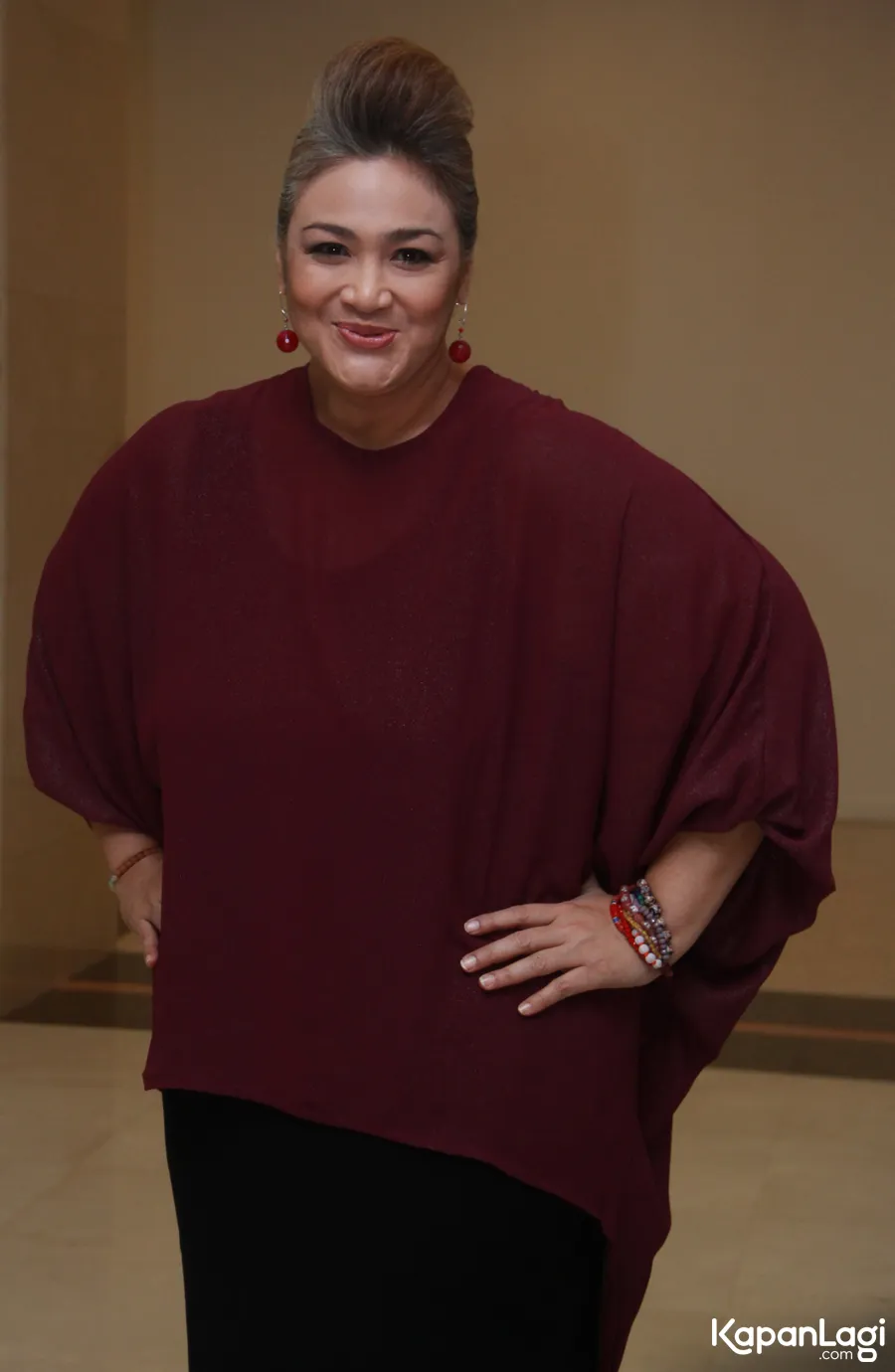 Penampilan Hughes beberapa bulan lalu © KapanLagi.com®/Muhammad Akrom Sukarya