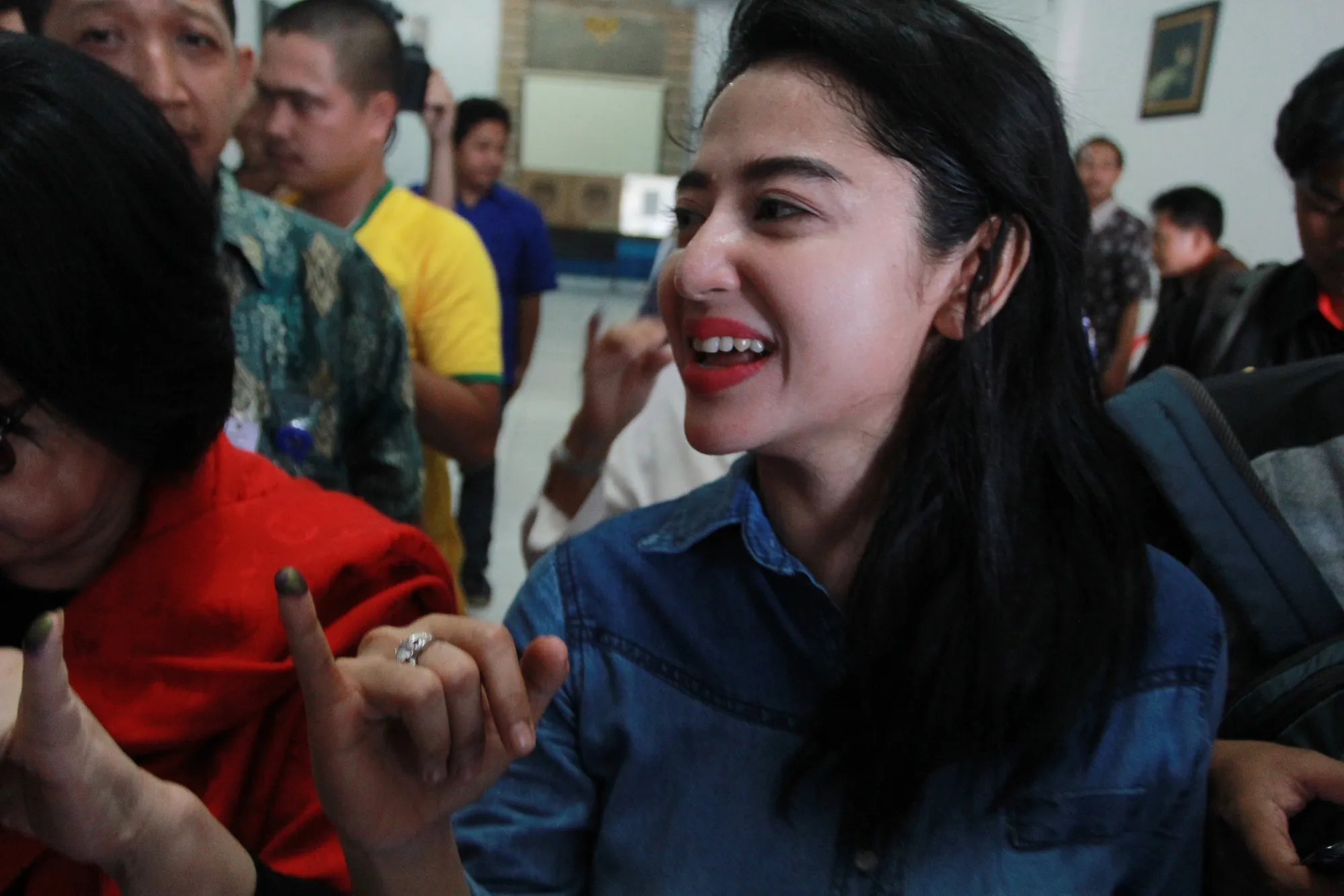 Dewi Perssik © KapanLagi.com/Agus_Apriyanto
