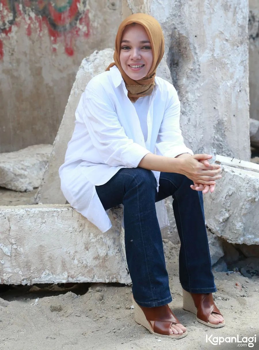 Dewi Sandra latihan setiap hari untuk perannya di AYAT AYAT CINTA 2 © KapanLagi.com/Agus Apriyanto