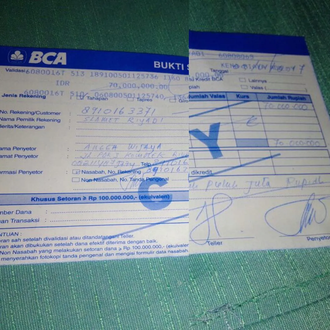 Buykti transferan DePe untuk sang kakak © Instagram/dewiperssikreal