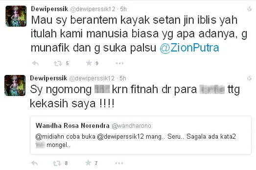 Depe tak terima kekasihnya dihina / © Twitter