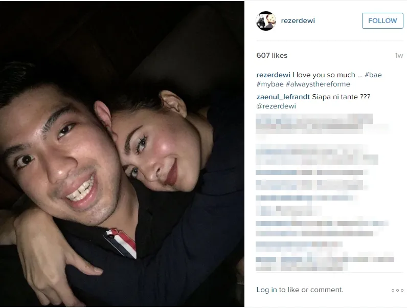 Foto Dewi Rezer dengan bule jadi sorotan. ©instagram.com/rezerdewi