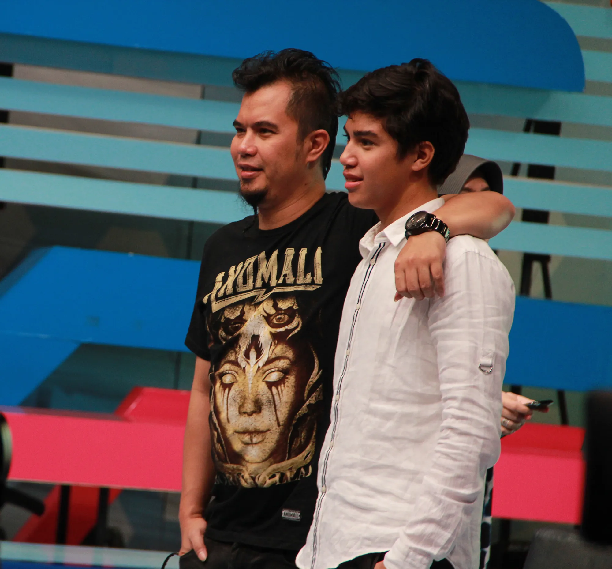 Ahmd Dhani dan EL Rumi ©KapanLagi.com/Agus Apriyanto