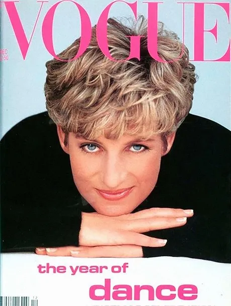 Diana di cover majalah Vogue 1990 silam © Vogue