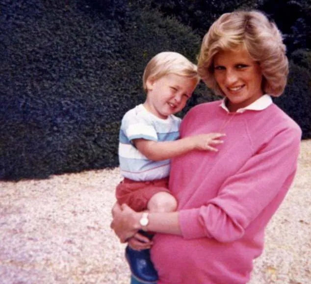 Kematian Diana menjadi pukulan berat bagi William, terutama Harry © dailymail.co.uk