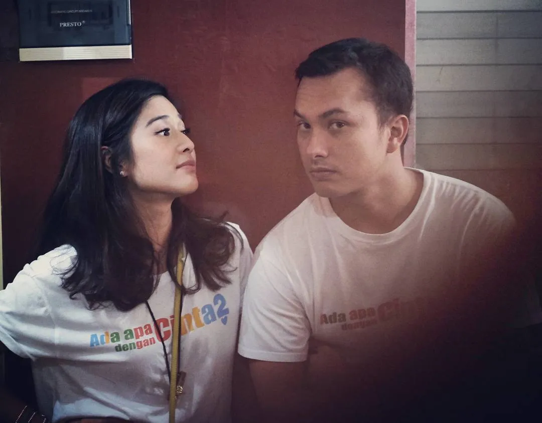 Rangga dan Cinta di dunia nyata © Instagram/therealdisastr