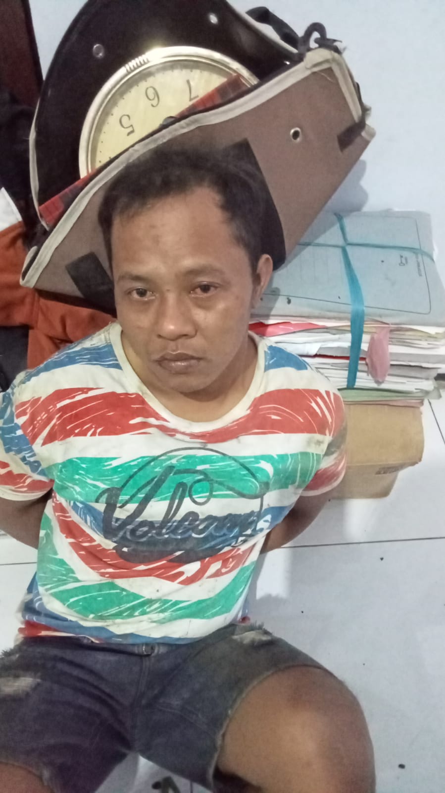 Didik Supriadi (35) perpetrator of robbery in Malang Regency (KapanLagicom/Darmadi Sasongko)