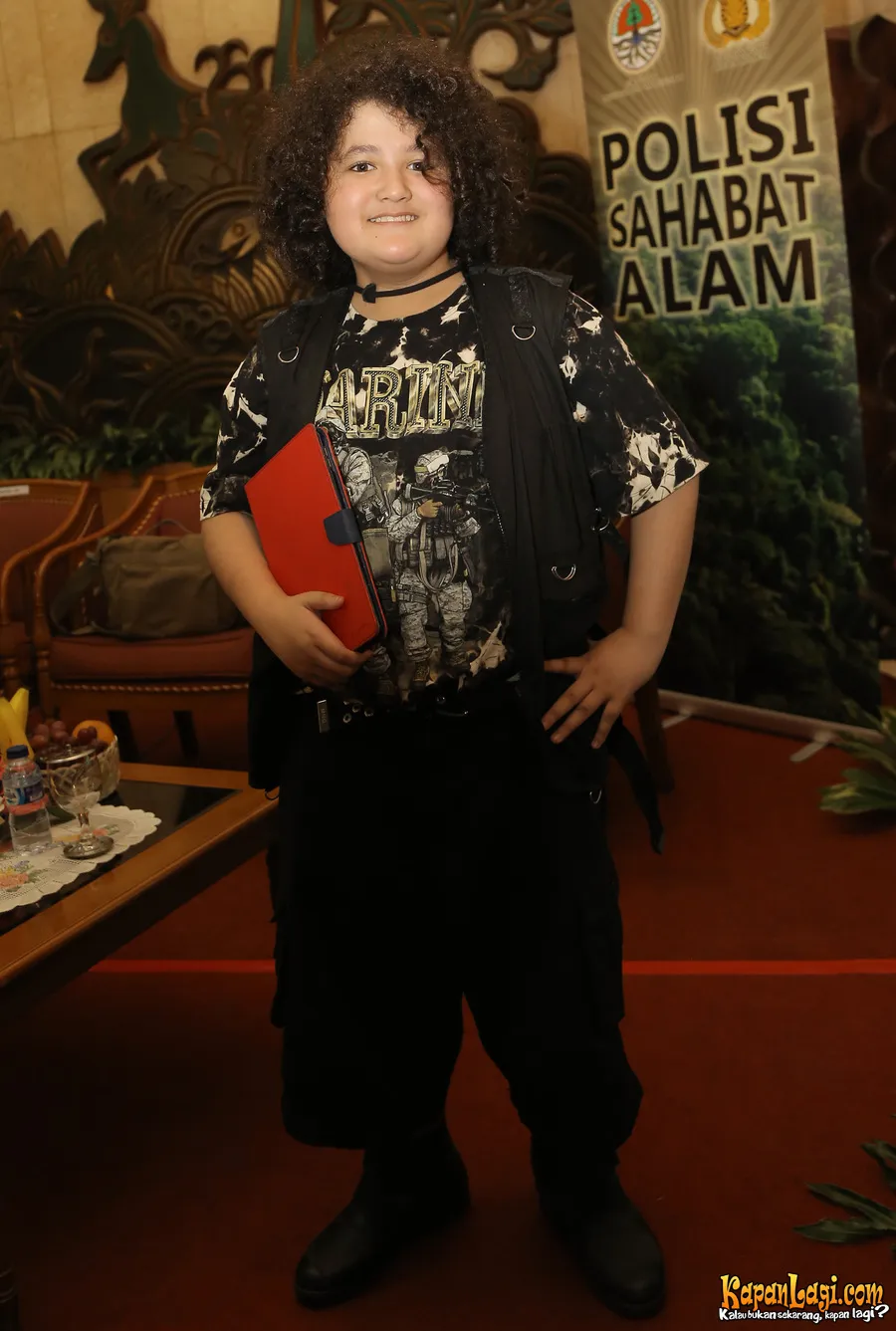 Diego Robbana peduli akan lingkungan hidup. ©KapanLagi.com®/Agus Apriyanto