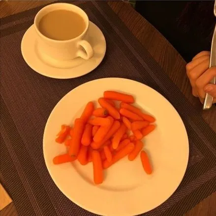 Menu diet ketat Kim Sa Rang. © Nate