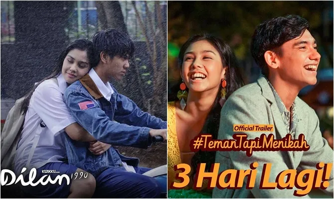Dilan yang jatuh hati pada Milea pada pandangan pertama atau Ditto yang memendam rasa selama 12 tahun? © Instagram/falconpictures_