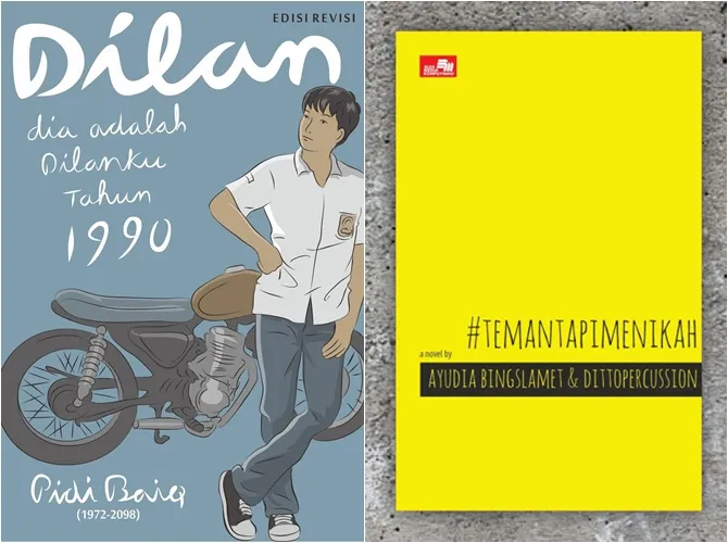 Sama-sama diangkat dari novel best seller. © Istimewa