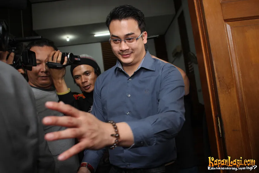 Dimas Andrean di pengadilan.