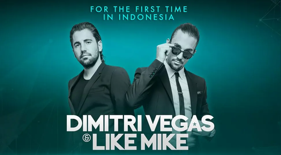 Siap-siap, Dimitri Vegas dan Like Mike bakal menghentak Indonesia pada 27 Mei mendatang! © HYPE MUSIC ASIA