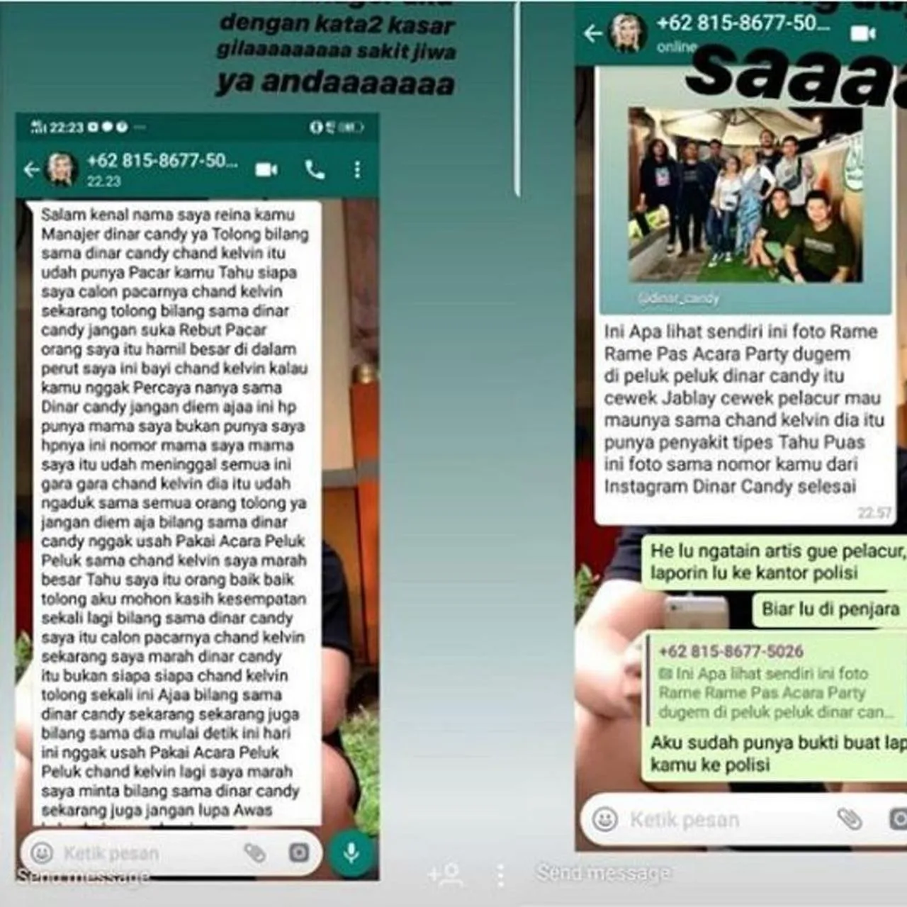 Instagram story Dinar Candy ©instagram.com/dinar_candy