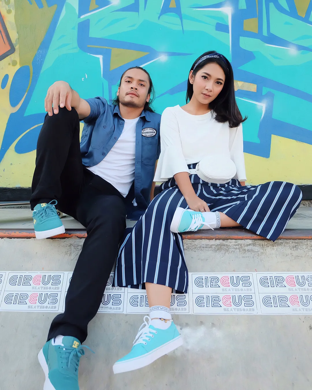 Dinda Kirana akui jika dirinya sering bermain skate bersama Randy Pangalila © instagram.com/dindakirana.s
